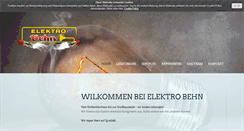 Desktop Screenshot of elektro-behn.de